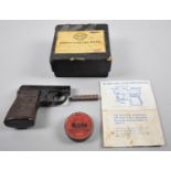 A Vintage Webley Sports Starting Pistol, .22 Calibre by Webley and Scott, in Original Cardboard Box