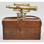 A Late 19th/Early 20th Century Cased Brass Theodolite by Stanley, Great Turnstile, Holborne, No.