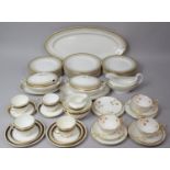 A Collection of Various Gilt Decorated Tea and Dinnerwares to comprise Part Set of J and G Meakin