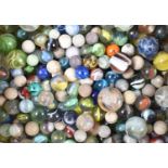 A Collection of Various Vintage and Later Marbles of Varying Sizes and Condition