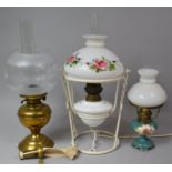 Three Oil Effect Table Lamps