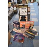 A Vintage Box Containing 78rpm records Together with a Collection of 33rpm Lps, Mainly Classics