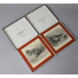 Two Boxes Containing Marlborough Table Mats with Bird Decoration