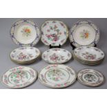 A Collection of Various Transfer Printed Decorated Plates to include Indian Tree Etc
