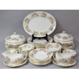 A Large Collection of Wedgwood Lichfield Pattern Dinner Wares to comprise Lidded Tureens, Plates,