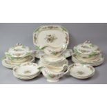 A Large Collection of Copeland Spode Ellesmere Pattern Dinnerwares to comprise Plates, Bowls, Lidded