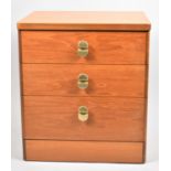 A mid 20th Century Stag Three Drawer Bedroom Chest, 56cm Wide