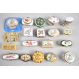 A Collection of Various Del Prado Ceramic Boxes
