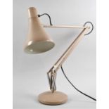 A Vintage Mushroom Coloured Anglepoise Table Lamp
