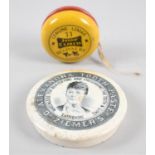 A Late Victorian Toothpaste Lid, Doctor Zimmer's Alexandra Toothpaste Together with a Vintage Junior