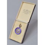 An Enamelled Silver Metropolitan Police Pendant for J Division Athletic Club, 2.5cm Diam, Hallmarked