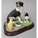 A Border Fine Arts Collie Collection Figure, Willing to Share A6130