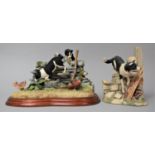 Two Border Fine Arts Figures, James Herriot series, Split Direction A4072 and Bob JH59