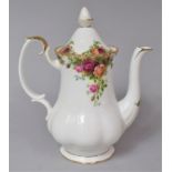 A Royal Albert Old Country Roses Coffee Pot