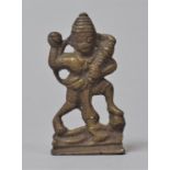 An Indian Bronze Study of Ganesh, 6cm high