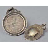 A Silver Golfing Medal 1911 and a Silver Fob