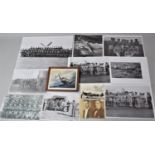 A Collection of Various Printed Ephemera and Photographs to comprise Reprinted Military Examples,
