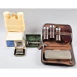 Two Vintage Gents Travelling Sets, Razors etc