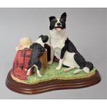 A Border Fine Arts Collie Collection Figure, Seeking Attention A7937