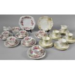 A Collection of Various Mid 20th Century Floral Pattern Teawares to include Sutherland China