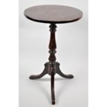 A Late 19th/Early 20th Century Circular Topped Tripod Table, 45cms Diameter