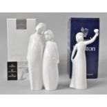 A Royal Doulton Images Figure, Sisters together with a Royal Doulton Classic, A Gift For You,
