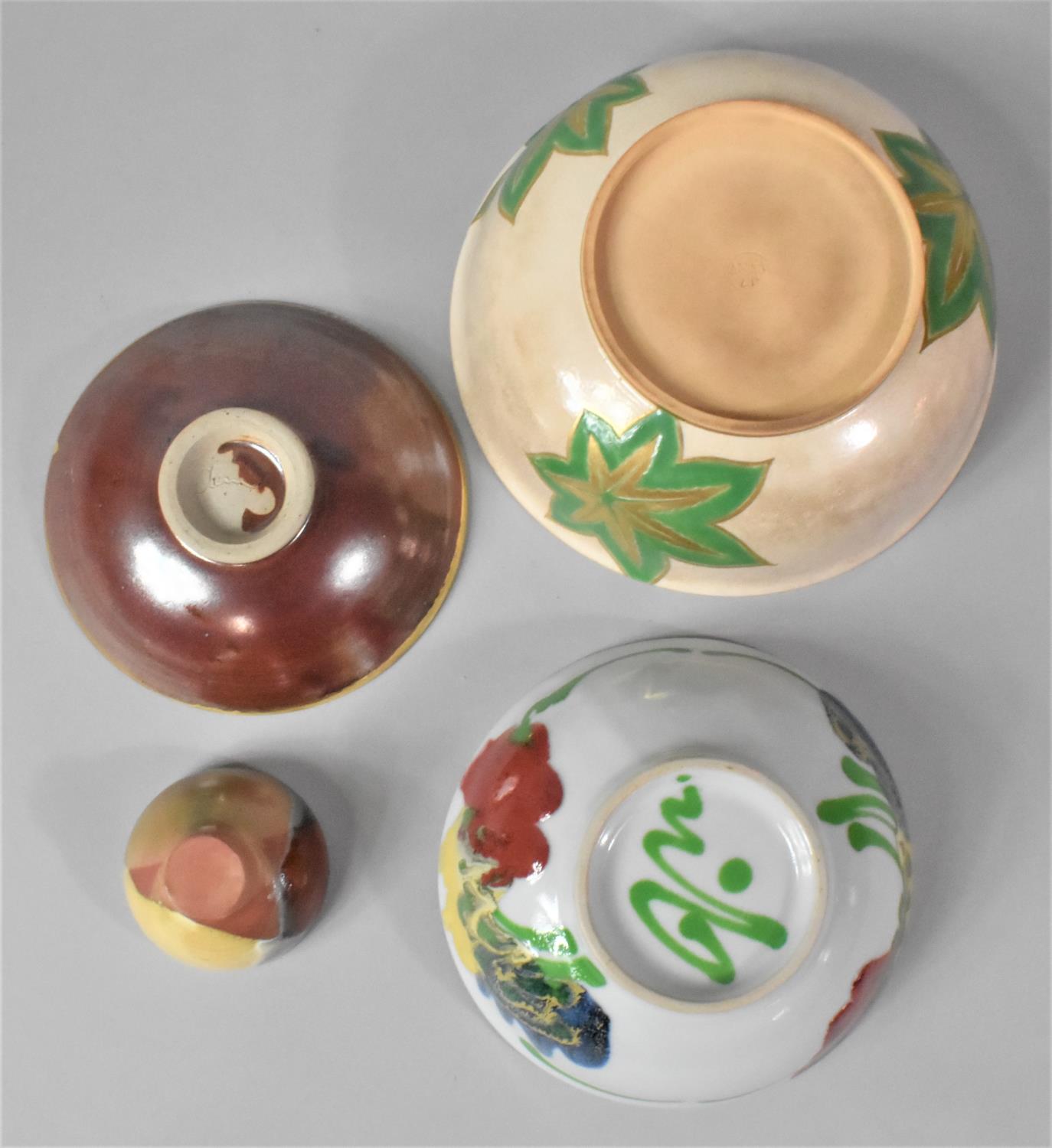 A Collection of Glazed Studio Pottery Stoneware and Terracotta Bowls, Some Signed - Image 2 of 2