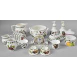 A Collection of Portmeirion Pottery, Mainly Botanic Garden to include Jugs, Toast Rack, Mantel
