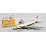 A Boxed Dinky Toys Lightning Fighter together with a British Airways Jumbo Jet Model