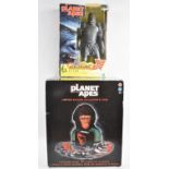 A Boxed Planet of The Apes Attar Figure and a Boxed Limited Edition Bust, No Discs.