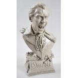 A Resin Bust of Dracula, 22.5cms High