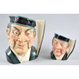 One Large and One Small Royal Doulton Character Jugs, The Mikado