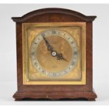 A Mid 20th Century Elliot Mantel Clock with Gilt Dial and Slivered Chapter Ring, Working Order, 15.
