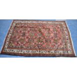 A Hand Made Sarough Mahal Rug, 154x105cms