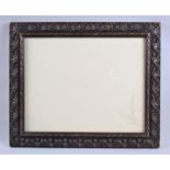 A Carved Oak Picture Frame to Fit Image 30x24cms