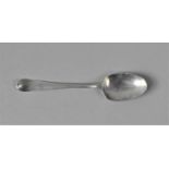 A Single Georgian Silver Picture Back Teaspoon by Thomas Evans, London 1774, 9.5cms Long