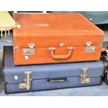 Two Vintage Suitcases to include Revrobe