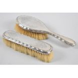 Two Silver Mounted Dressing Table Brushes