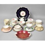 A Collection of Various Ceramics to comprise Cabinet Cups and Saucers to include Wedgwood, Royal