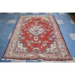 A Persian Hand Made Mahal Rug, 232x150cms