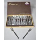 A Late 20th Century 24 Piece Stainless Steel Cutlery Set