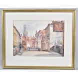 A Framed Watercolour, Bruges by Roland Spencer Ford, 38x29cm