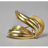 A 1960's Rolled Gold Brooch by A & D, 4cm Long