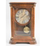 A Late 20th Century Seiko Bracket Clock with Westminster and Whittingham Chime, Battery Movement ,