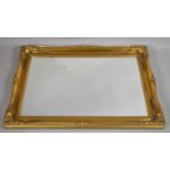 A Gilt Framed Wall Mirror, 90x65cm