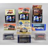 A Collection of Corgi Boxed Diecast Buses and Lorries