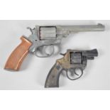 Two Vintage Cap Firing Toy Revolvers