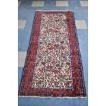 A Persian Hand Made Malayer Runner, 200x82cms