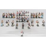A Collection of Seventy-Nine Loose Del Prado Figures, 39 Different Types