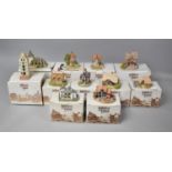 A Collection of Eleven Boxed Lilliput Lane Cottage Ornaments
